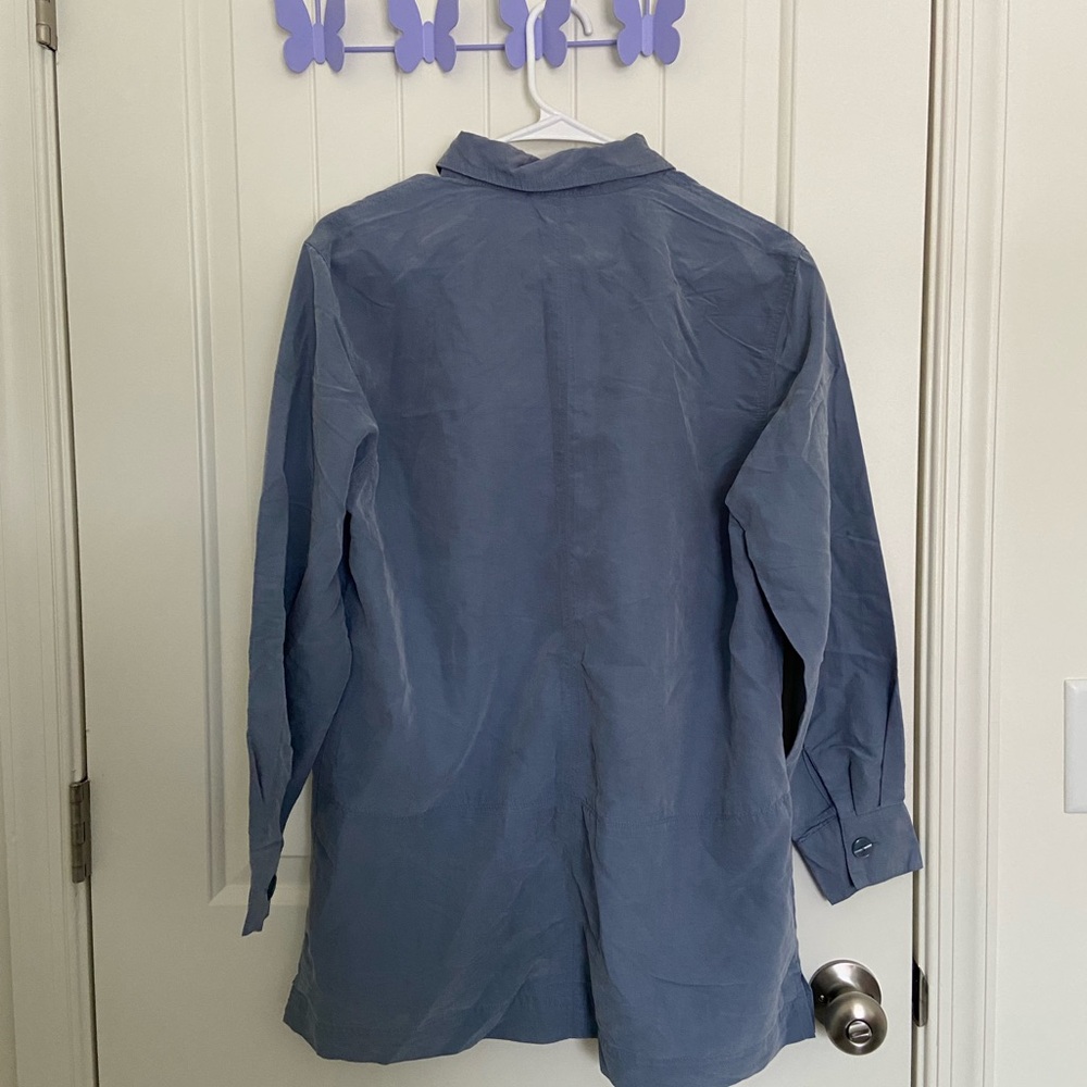 Vintage Uniform by John Paul Richard women’s button front soft long sleeve top M - Picture 6 of 7
